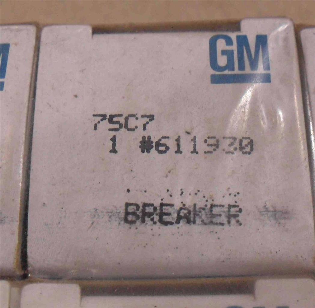 Lot of 4 General Motors GM Breaker 611930 75C7 NEW - Image 6