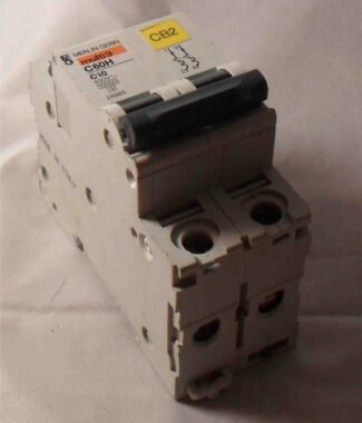 Merlin Gerin MG-24986 2-Pole Miniature Circuit Breaker 24986 400V C60H C10