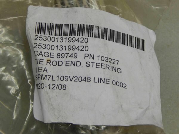 Steering Tie Rod End 103227 2530-01-319-9420 NEW - Image 3