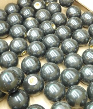 057510 Black Shifter Knob, Threaded, 1-⅜” Dia, ⅜-24 Fine Inlet (Sold Separately)