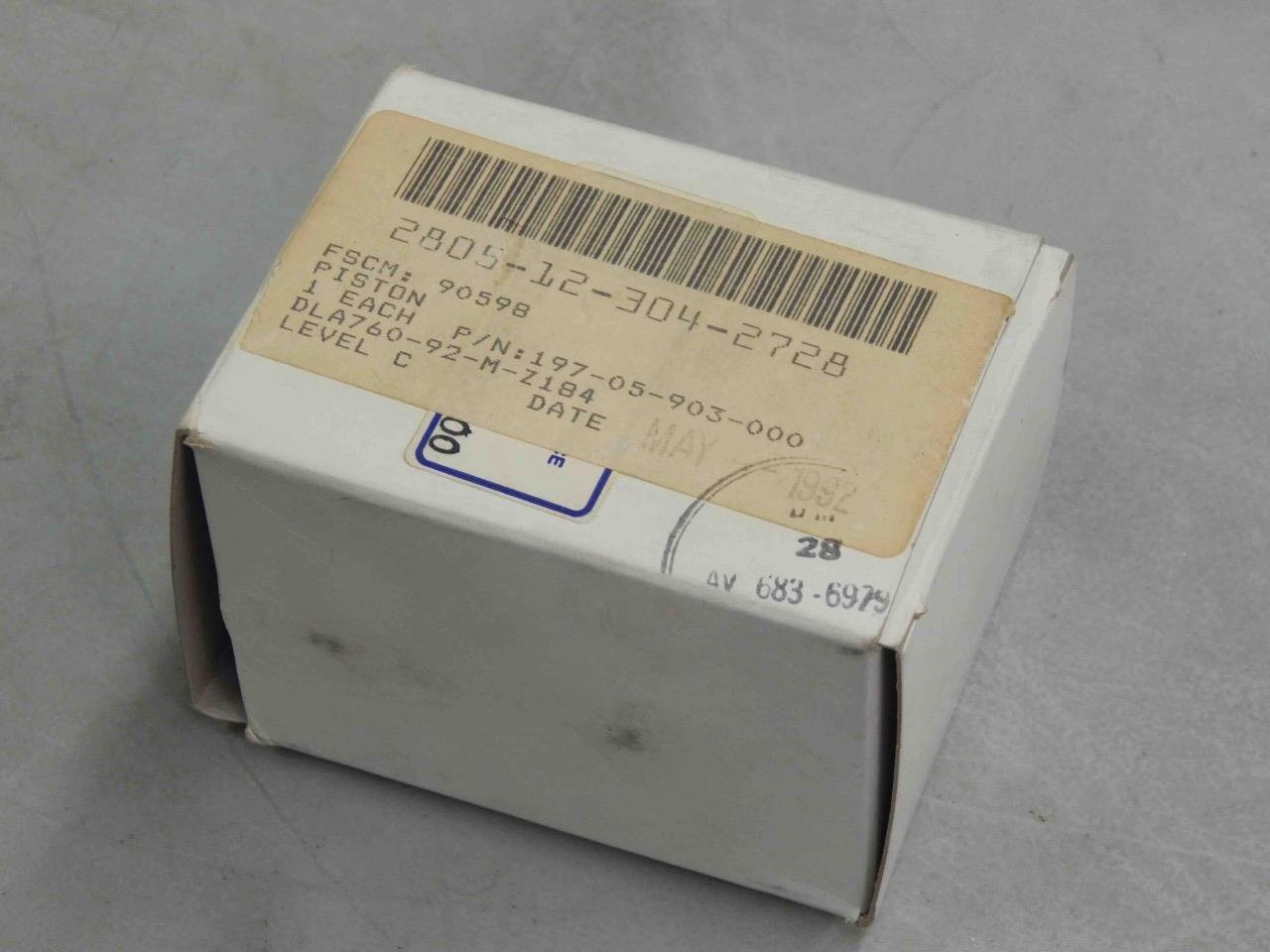 #198 JLO Motor Service 197-05-903-000 2805-12-304-2728 Piston NEW