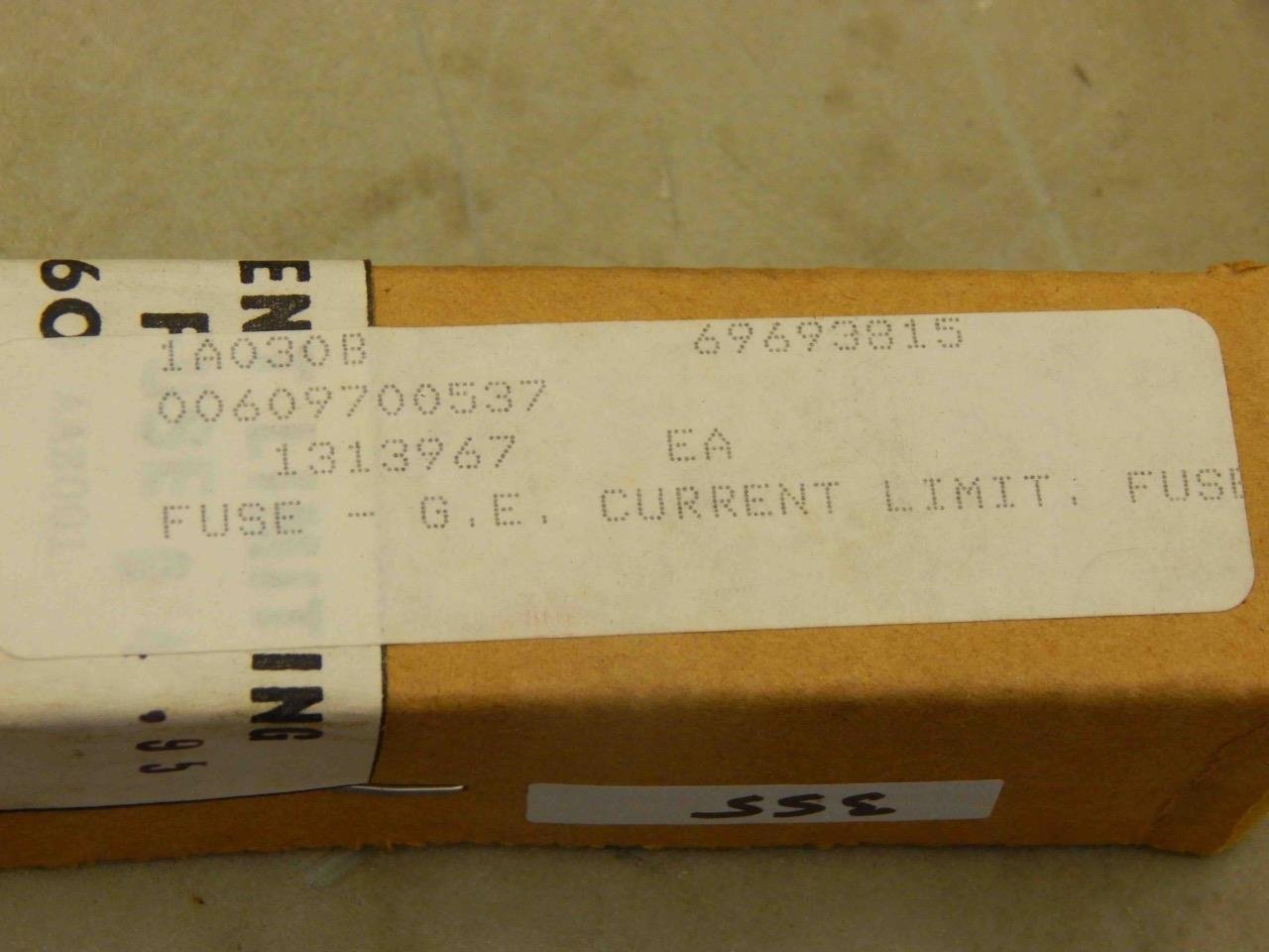 #355 General Electric GE 9F60AAB001 Type EJ-1 Current Limiting Fuse 1E Amp - NEW - Image 5
