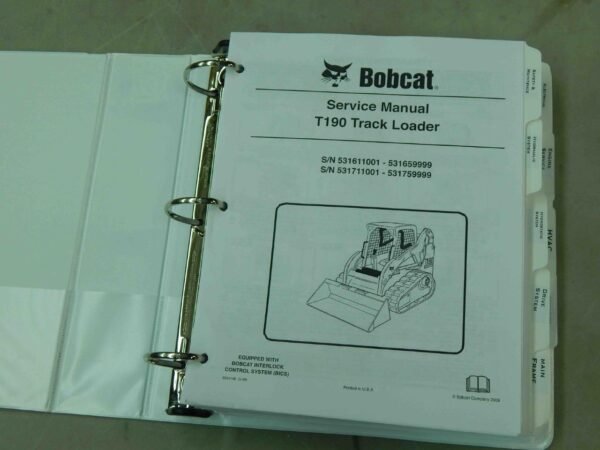 Bobcat T190 PN# 6987052 Compact Track Loader Service Manual #6221 - Image 6