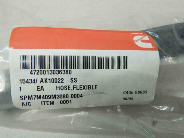 Cummins AK-10022-SS, AK-100220SS, 4720013036380 Flexible Hose - Image 3