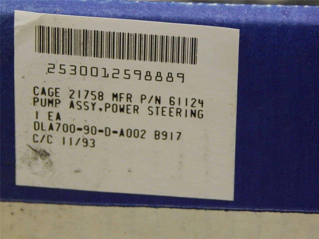 Everco 61124 Remanufactured Pump 2530-01-259-8889 - Image 4