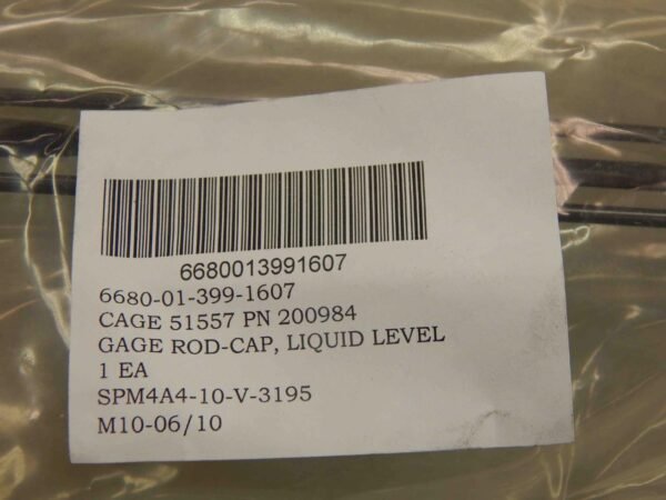 KELCH 200984, 60460-1, 6680-01-399-1607 LIQUID LEVEL ROD FUEL CAP - Image 3