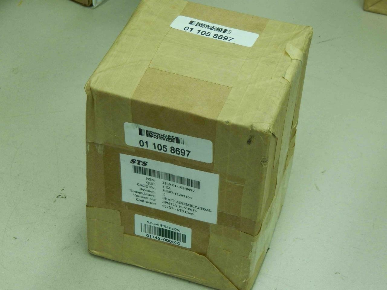 MILITARY 12297105, 2530-01-105-8697 SHAFT ASSEMBLY, PEDAL