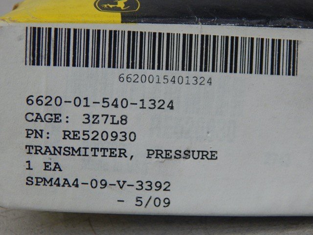 OEM Genuine John Deere RE520930, 6620015401324, Pressure Transmitter - Image 6
