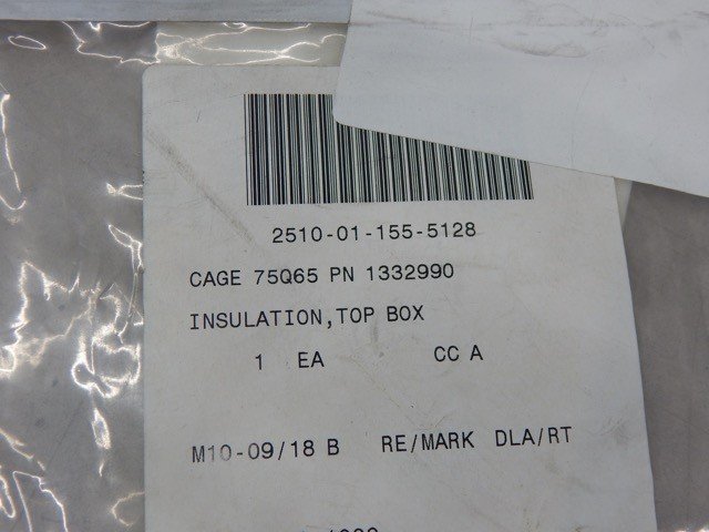 Oshkosh 1332990, 2510011555128, Insulation Top Box - Image 2