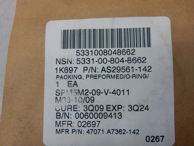 Parker AS29561-142, 5331008048662, O-Ring - Image 2