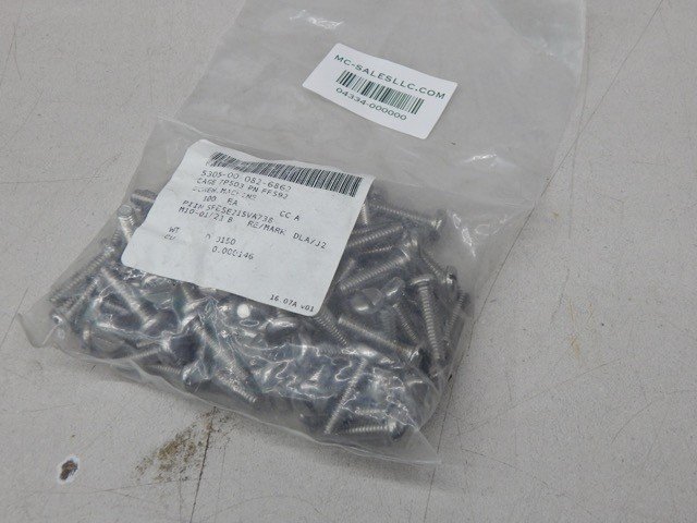 TACOM FFS92, 5305000826862, Machine Screw (Pulled from Bag - Sold Separately)