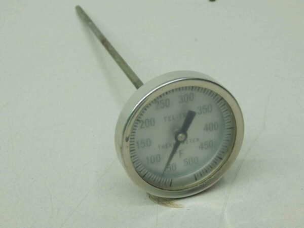 Tel-Tru 50-550°F Thermometer 11” Stem