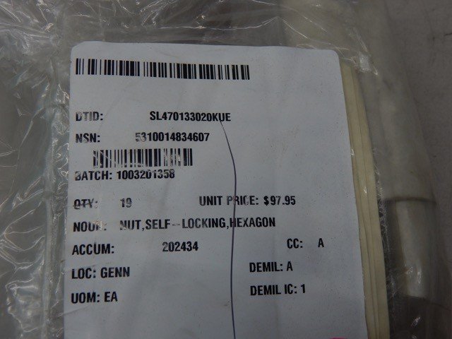 Textron 131829-3, 5310014834607, Self Locking Hex Nut A12 - Image 7