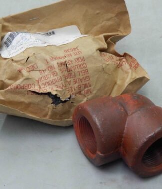 #146 LOT of 10 ANSI B16.11 1-1/4" NP 90 Degree 3000PSI Elbow Pipe NEW