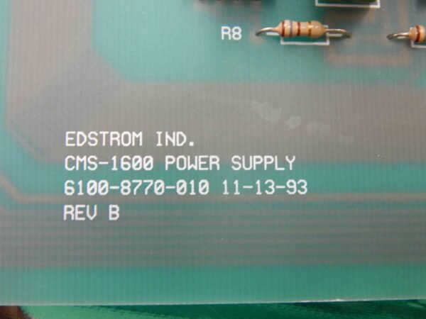 #290 Edstrom 6100-8770-010R 6100-8770-010 CMS-1600 Power Supply ​Circuit Board - Image 5