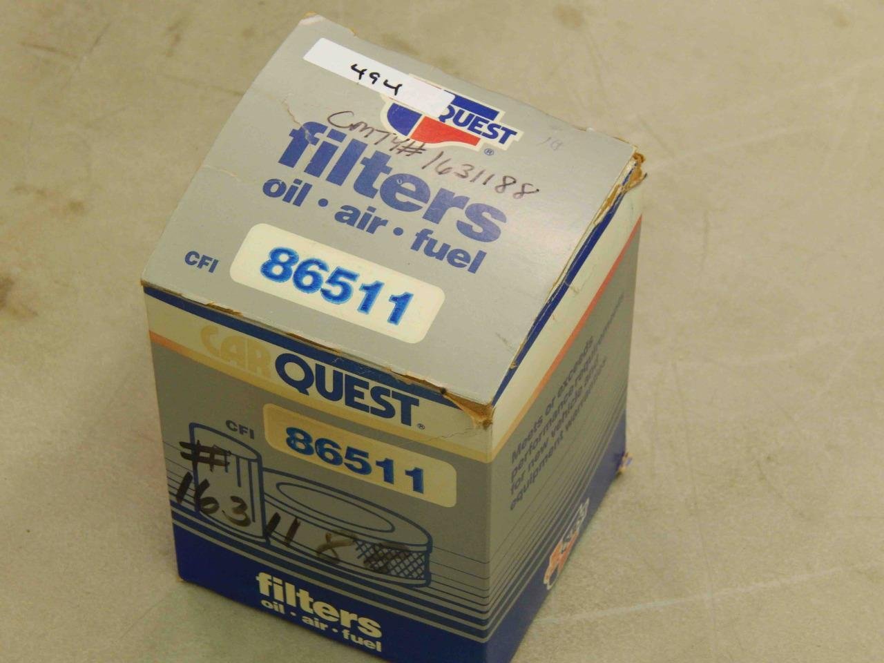 #494 Carquest 86511 Filter Element - New