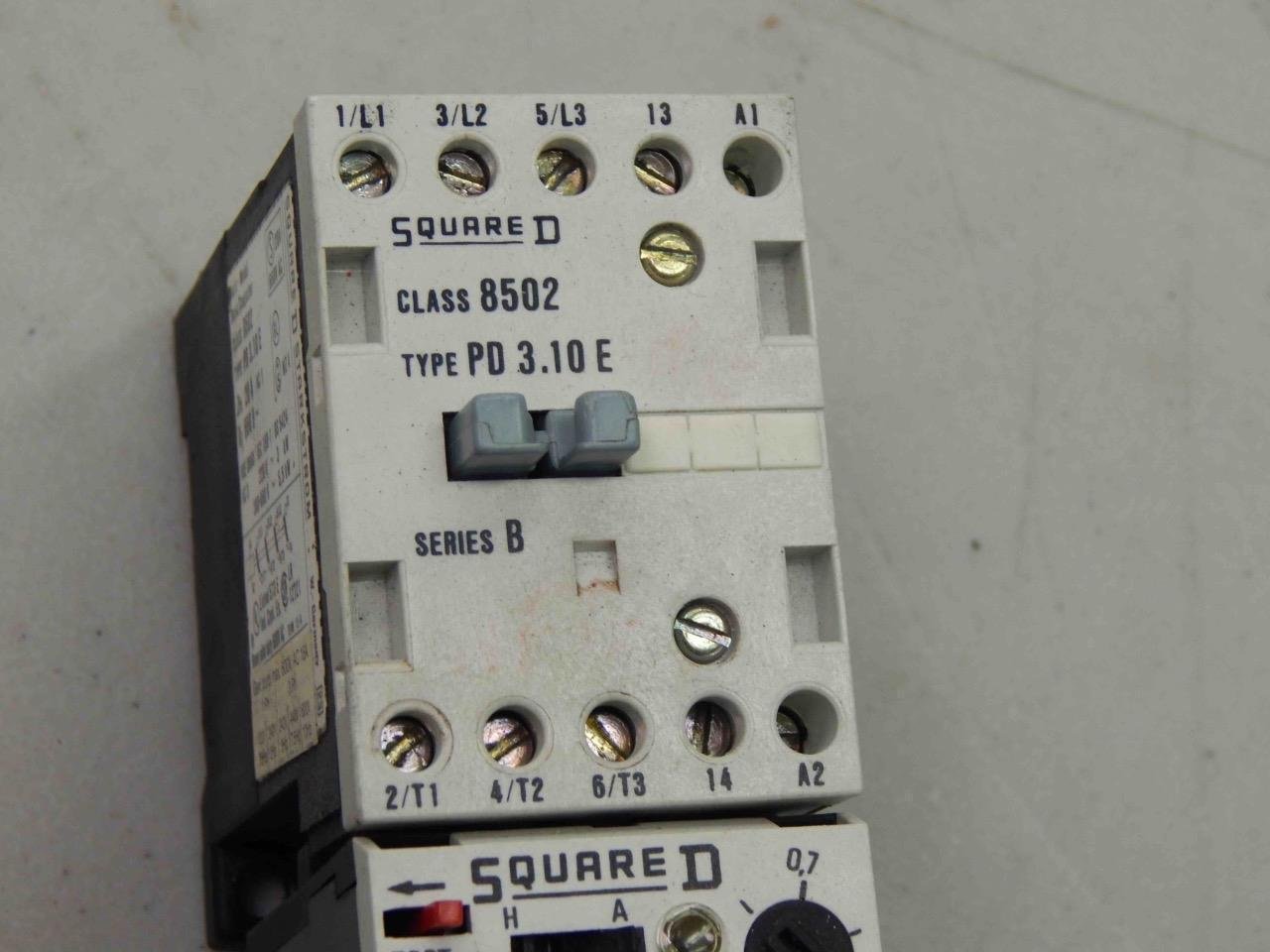 Square D Class 8502 Type PC 3.10 E Contactor 