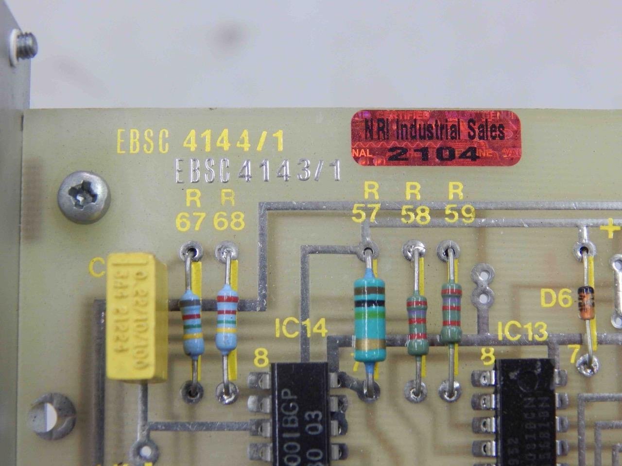 #912 Beckman EBSC 4144/1 EBSC 4143/1 Programming Logic FLB PC Circuit Board - Image 4