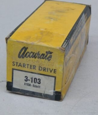 Accurate 3–103, A1934 Starter Drive Rebuilt