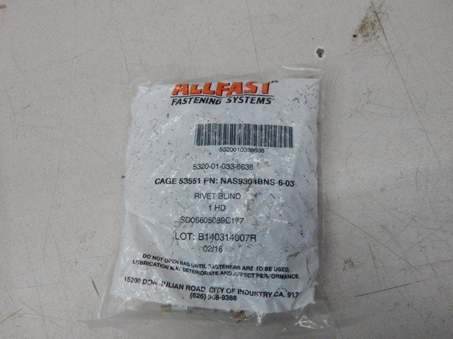 Allfast Fastening Systems NAS9304BNS-6-03, 5320010338638, Rivet Blind - Image 3