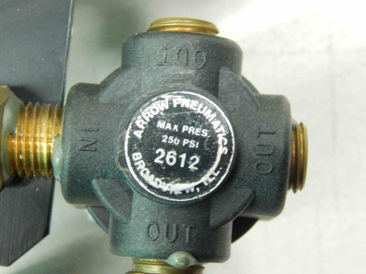 Arrow Pneumatics 2612 Valve, Regulating, Fluid Pressure (Lot of 5) - Image 4
