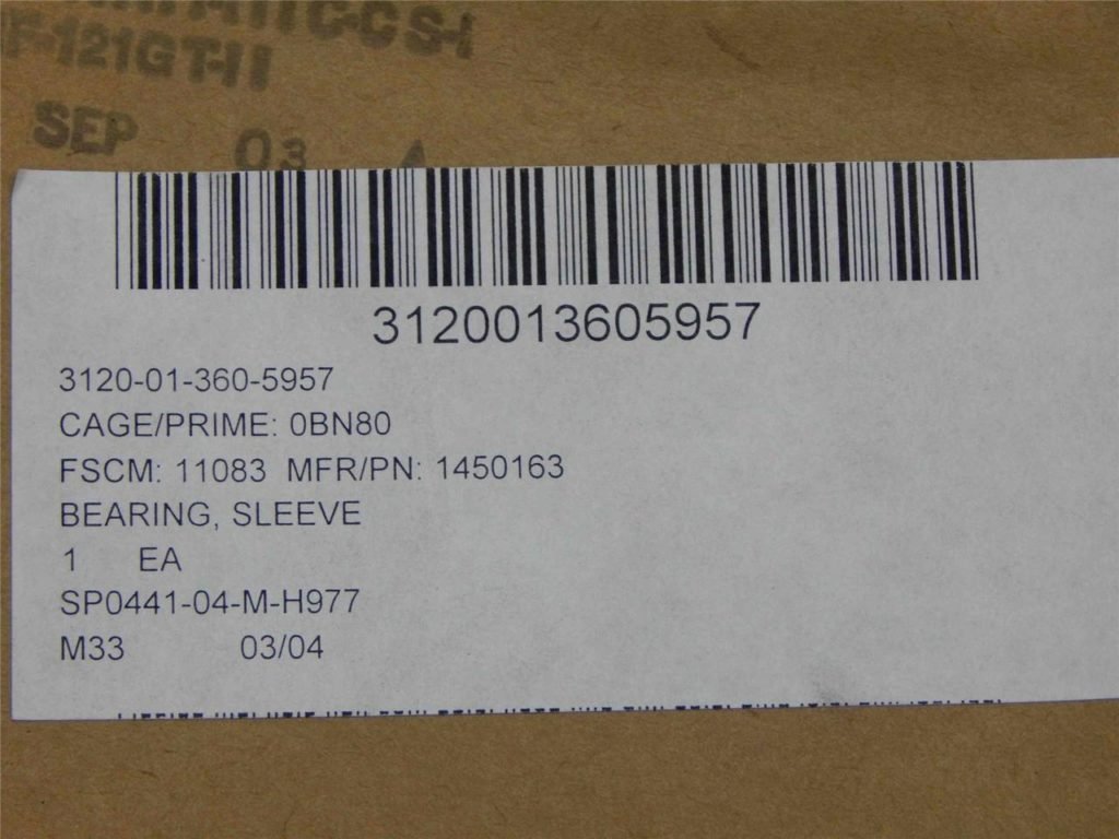 CAT Caterpillar BRG-MAIN Bearing Sleeve 145-0163 3120-01-360-5957 >NEW ...