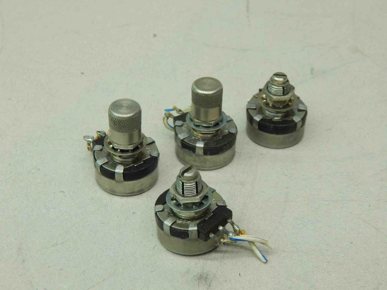 Clarostat RV4LAYSA103A, 53C2-10K-S (x2); RV4LAYSA101A, 53C2-100-S (x2) Lot of 4
