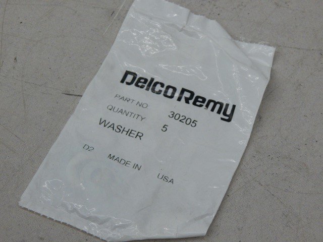 Delco Remy 30205 Washer, Steel (Zinc Plate) (Lot of 5 Washers per Purchase)