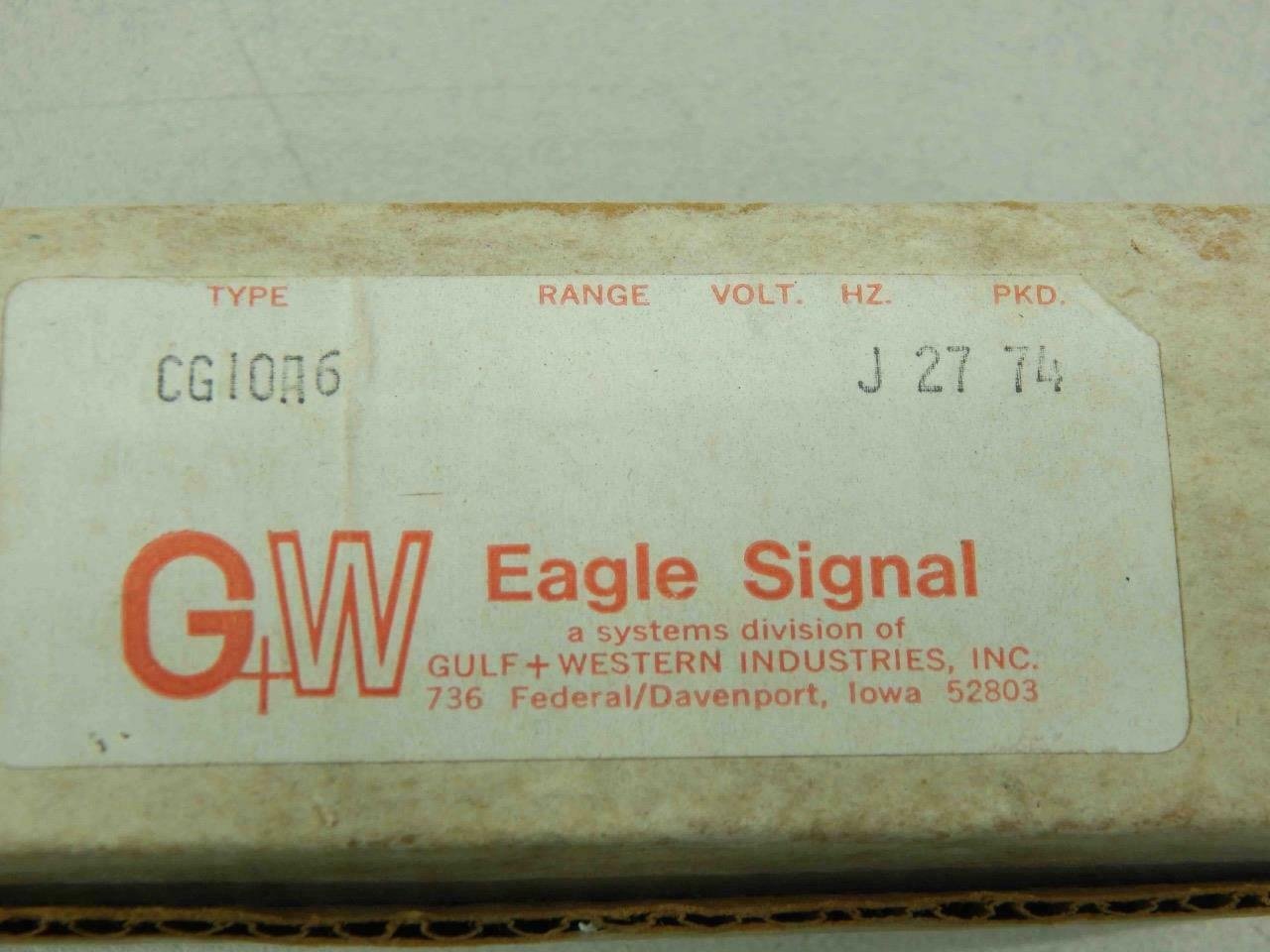 Eagle Signal CG10A6, Time Delay Relay, 1-10 Seconds Sec, 120V - Image 4