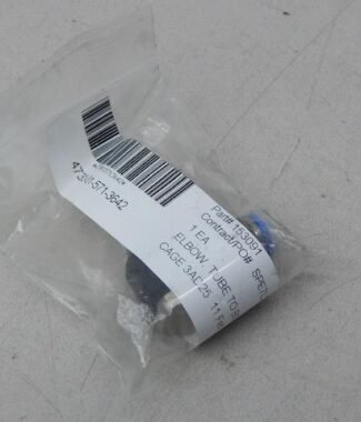 Festo 153091, QSLV-3/8-8, Push-In L-Fitting, Tube To Boss Elbow (R0089584)