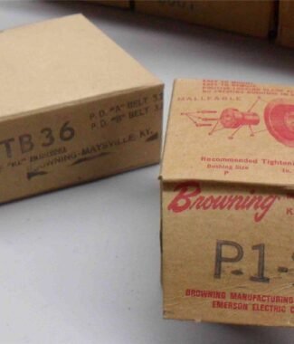 LOT of 2 Browning P-1-9/16 Split Taper Bushing & 1TB36 V-Belt Pulley