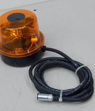 Meteor Lite 12, 24VDC Yellow Strobe Beacon w/ Magnetic Base