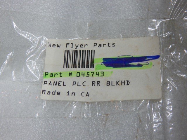 New Flyer Parts 45743 Panel PLC RR BLKHD - Image 3