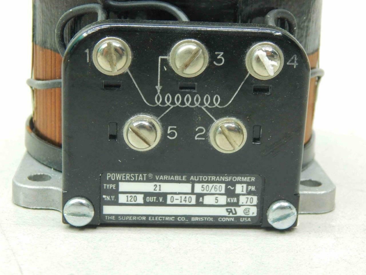 Powerstat Superior Electric, Type 21, Variable Transformer - Image 8