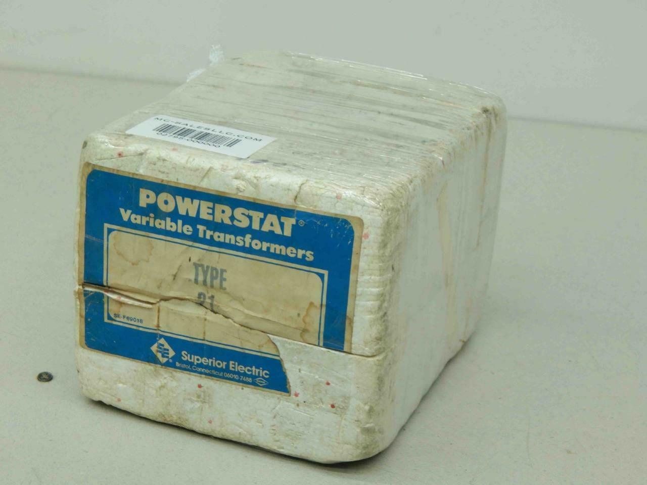 Powerstat Superior Electric, Type 21, Variable Transformer