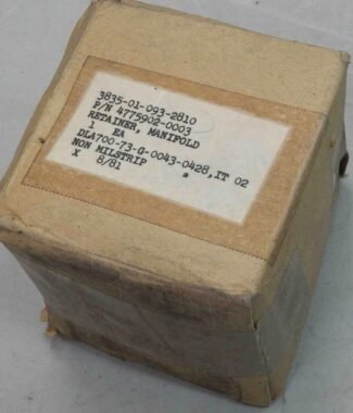 Retainer Manifold 4775902-0003 3835-01-093-2810 NEW