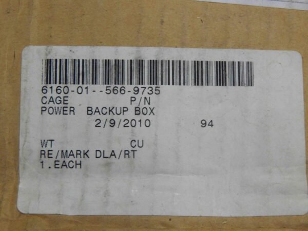 Spectrex AFES 765710-1 6160-01-566-9735 MRAP Power Backup Box - Image 3