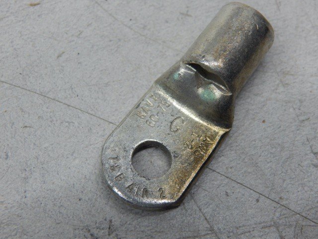 T&B 017775V001, Eyelet, Navy, 60–75, 1–2 AWG, Cable Ends