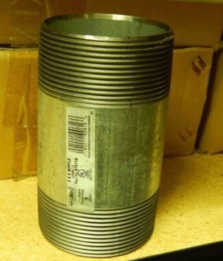 Topaz Allied 64586, 876718 3” X 6” Galvanized Rigid Conduit Nipple