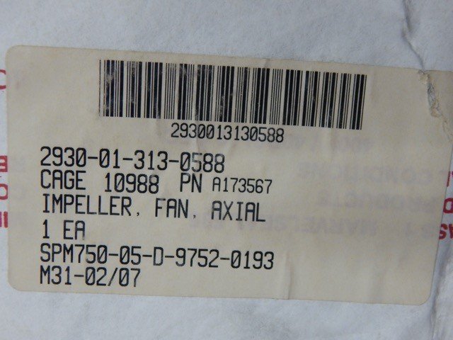 TroFlo, CNH A173567, 1151398, 2930013130588, Axle Impeller Fan - Image 5