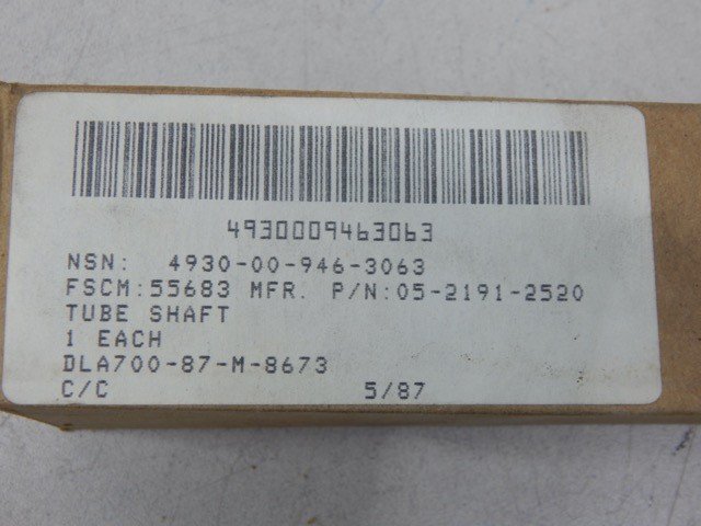 Wheeler 05–2191–2520, 4930009463063 Tube Shaft - Image 2