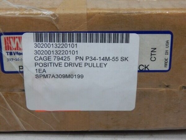 Woods P34–14M–55 SK, 3020013220101, Drive Pulley Positive (Alt MPN 11023751-2) - Image 6