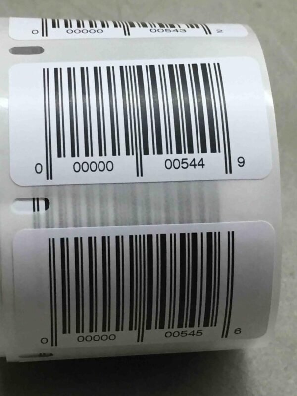 1000 Labels 2-1/4” X 1-1/4” Pre-Printed UPC CUSTOM START Consecutive Stickers - Image 3