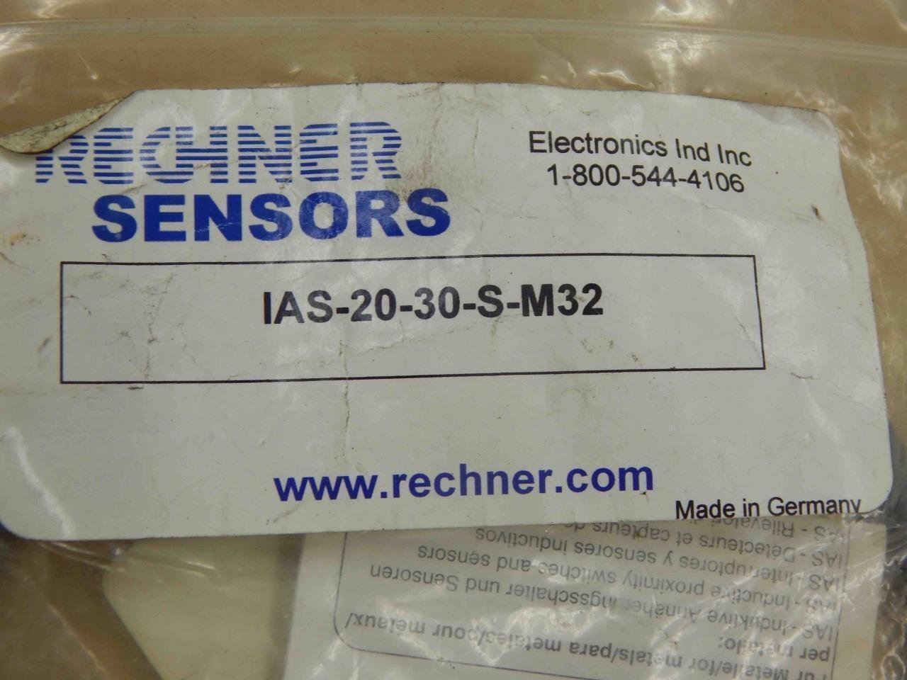 #102 Rechner Sensors IAS-20-30-S-M32 217501 Inductive Proximity Sensor Switch N - Image 5