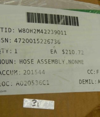 #31 Parker Eaton AS196H245B082A 156D541-6D-0082-245 4720-01-522-6736 Hose NEW