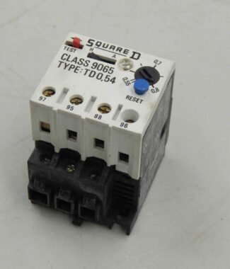 #327 Square D 9065-TD0,54 Overload Relay Range ,55-,8 A .55-.8 A SOLD SEPARATELY