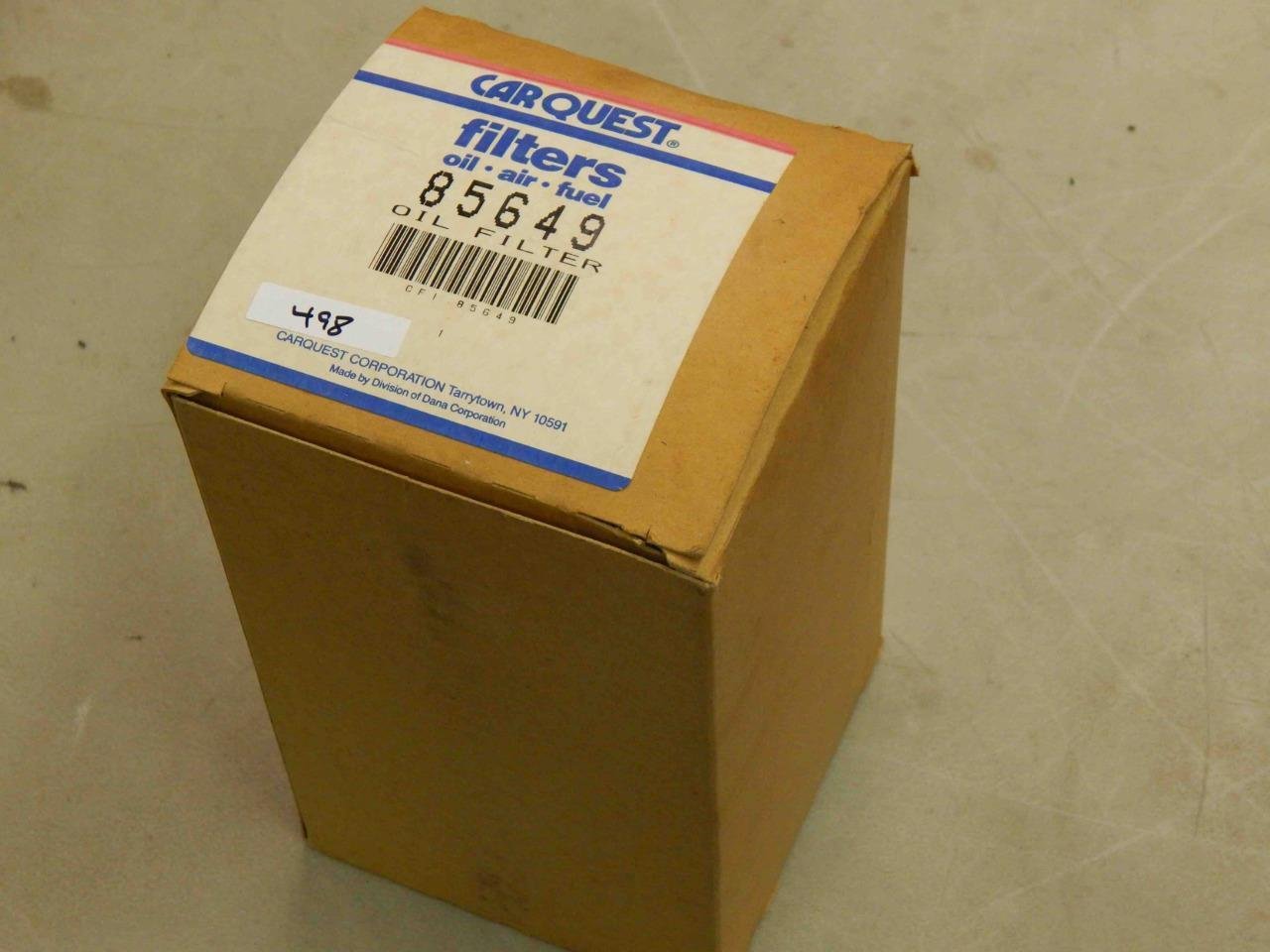 #498 Carquest 85649 Filter Element - New