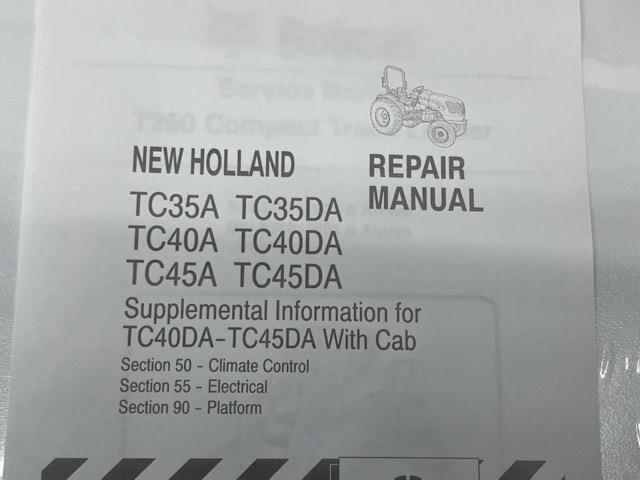 #6224 New Holland, TC35A, TC35DA, TC40A, TC40DA, TC45A, TC45DA, Service Manual - Image 3