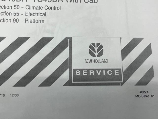 #6224 New Holland, TC35A, TC35DA, TC40A, TC40DA, TC45A, TC45DA, Service Manual - Image 6