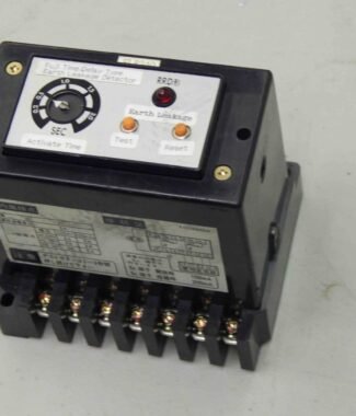 #781 Fuji Electric RRD-60-P0 Time Delay Type Earth Leakage Detector .2-2 Sec
